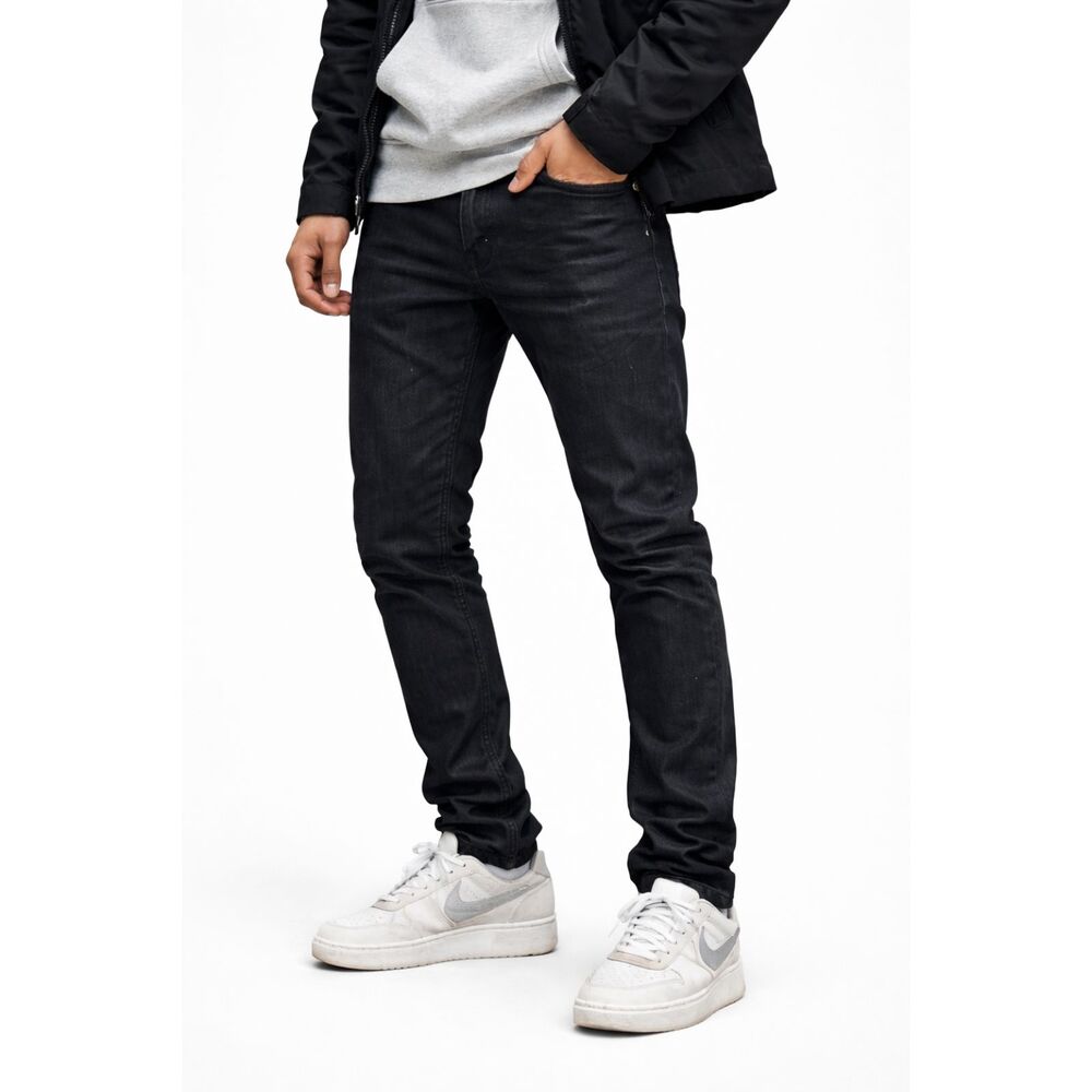 GSTAR RAW 3301 Slim Waxed Denim Dark Wash 32/32